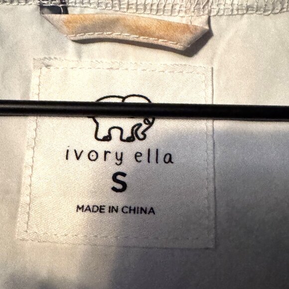 Ivory Ella S Tie-Dye Windbreaker Jacket Hooded Zip-Up Lightweight Rain Coat - Picture 8 of 9